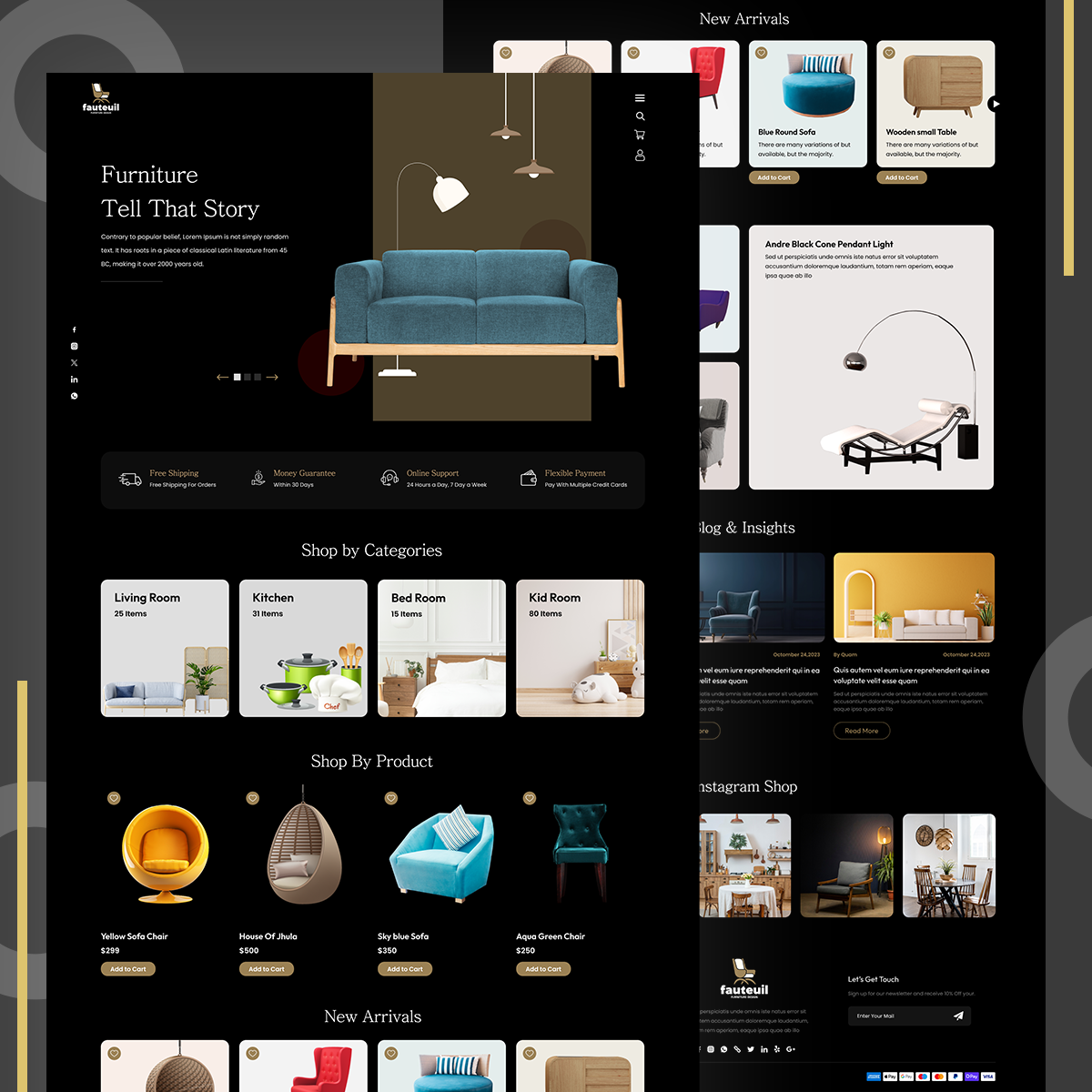 Furniture Shop Landing Page furniture shop furniture shop website landing page website landing page website page