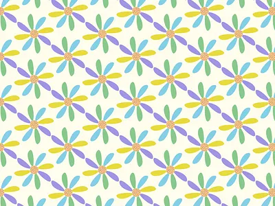 Groovy retro flower pattern. 70s 80s 90s abstract cartoon cushion design doodle fabric floral flowers groovy hoppie illustration pastel colors pattern retro seamless vector wrapping paper