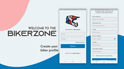 BikerZone app figma flutter mobile ui ux