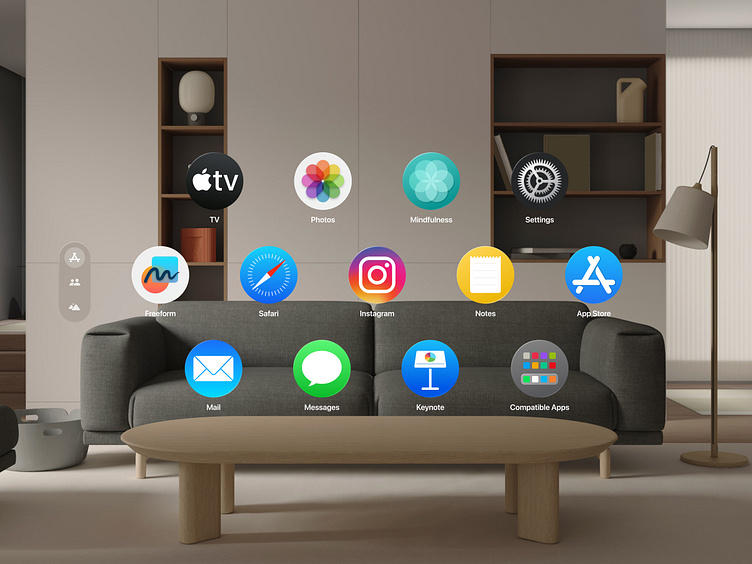 Instagram – Apple Vision Pro Spatial UI by Aleksei Bykov for Lineup on ...