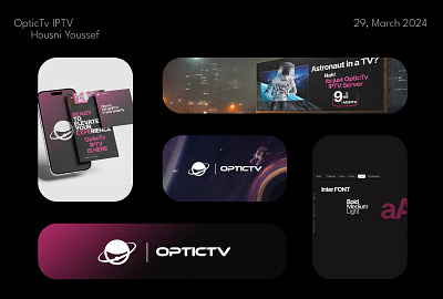 OpticTv IPTV brand identity brand visual brand visuality branding graphic design illustrator iptv logo logo design logo visual logos photoshop visual identity