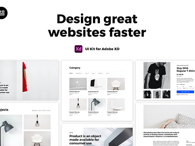 Modularity Adobe XD Web UI Kit 8px grid asset components features footer gallery grid layout header hero mobile ui kit modularity modularity adobe xd web ui kit product styles tablet mockup ui kit web design web typography website mockup website section