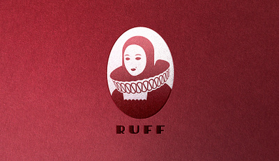 Ruff branding design girl graphic design icon illustration logo logo design oval portrait ruff