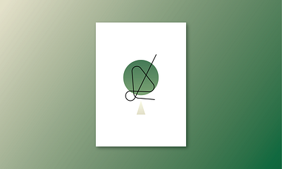 17.1.1 circle frame gradient illustration line minimal modern modern art print tree vector
