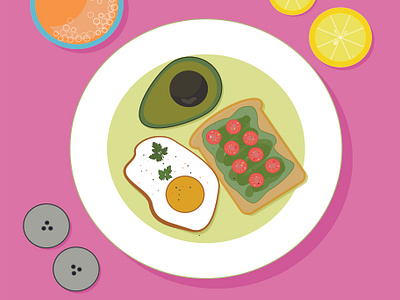 #foodillustration app branding design illustration logo vector