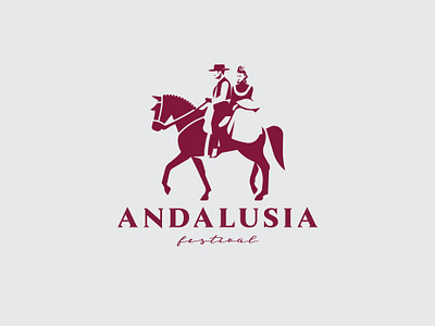 Andalusia andalusia branding design girl graphic design horse icon illustration logo logo design vector