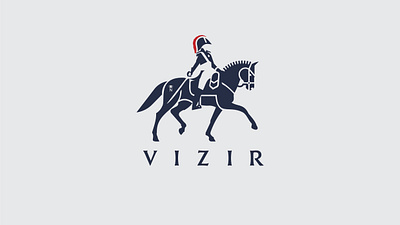 Vizir branding design graphic design horse icon illustration logo logo design napoleon vector vizir