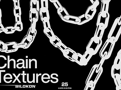 Chains Textures Vector BUNDLE chain chain cricut cut file design illustration set file for cricut