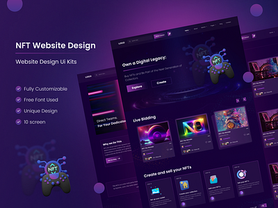 NFT Website Design website design