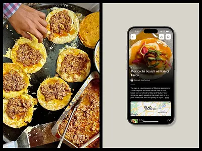 World of Mouth Collection app food ui ux