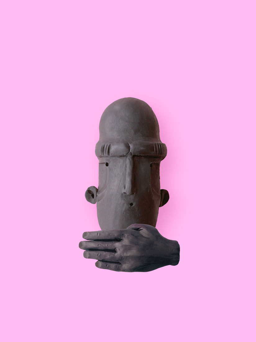 Memento Mori animation clay illustration mementomori pink plasticine plastilina plazma plazmaclay sculpture skull stopmotion teschio