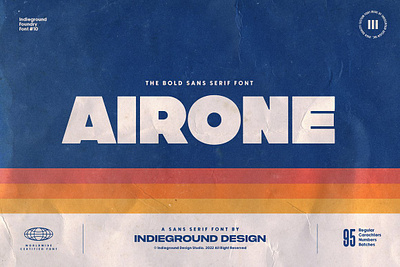 Airone Font airone font black black font bold bold font boldness display display font extra bold heavy heavy font lettering rounded font typo ultra wide font