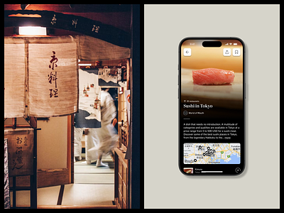 World of Mouth Collection app design food ui ux