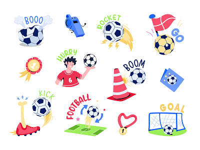 Football World Cup Stickers artwork character illustration flat design flat illustration flat vectors football football artwork football design football game football illustration football match football stickers hand drawn illlustration motion graphics soccer stickers sports illustration sports stickers vector world cup