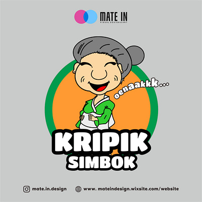 Logo Design "Kripik Simbok" adobe illustartion brand identity branding design design logo graphic design illustration logo logos vector visual branding