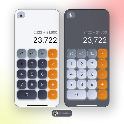 Calculator Apps app graphic design mobile app ui ux