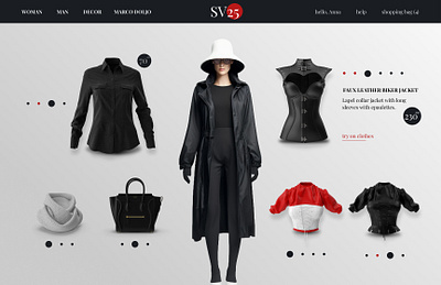 re:design of ai design #1 ai dailyui fashion web