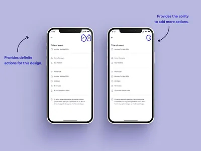 Design Tradeoffs app design calendar events mobile application mobile design ui ux