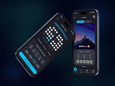 Mobile cinema app 🍿 app belarus cinema design movie online purchase product design ticket ui ux