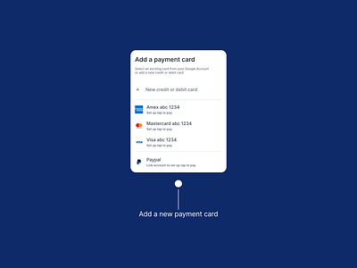 UI Card for adding New Payment Card card figma finance fintech fintech app payment ui ui design ui kit uiux ux ux design
