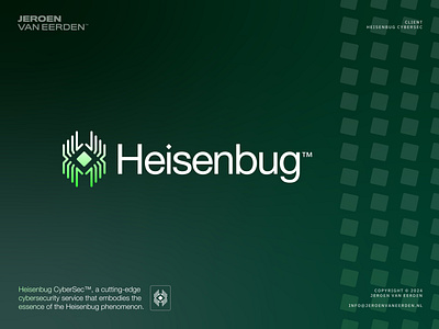 Heisenbug - Cyber Security Logo branding bug creative logo cyber cybersecurity data gradient logo hack hacker heisenbug letter h lettermark logo modern logo monogram secure security tech tech logo visual identity