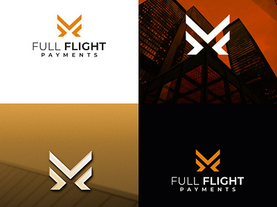 Creative and Unique Logo Design for FULL FLIGHT PAYEMENTS 3d animation brand design branding design graphic design illustration logo motion graphics stationery ui