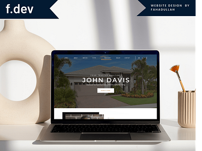 Revolutionizing John Davis Realty's Online Presence figma uiux web design wordpress