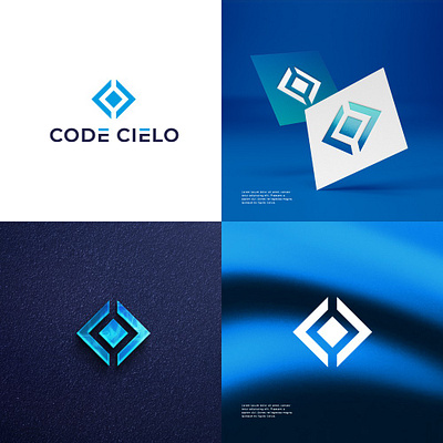 Creative and Unique Logo Design for CODE CIELO 3d animation brand design branding design graphic design illustration logo motion graphics stationery ui