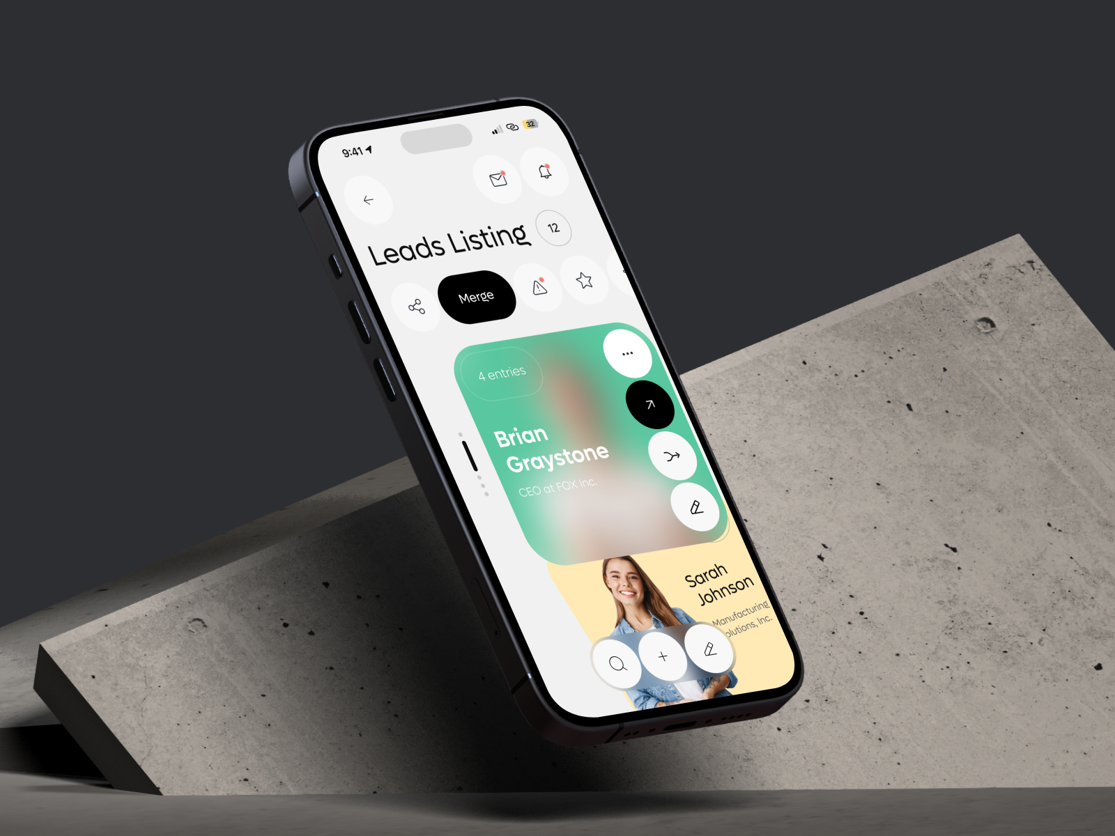 Salesforce CRM - Leads Management SaaS admin app app design automation b2b business corporate crm design leads management mobile mobile app optimization product design saas sas software ui ux