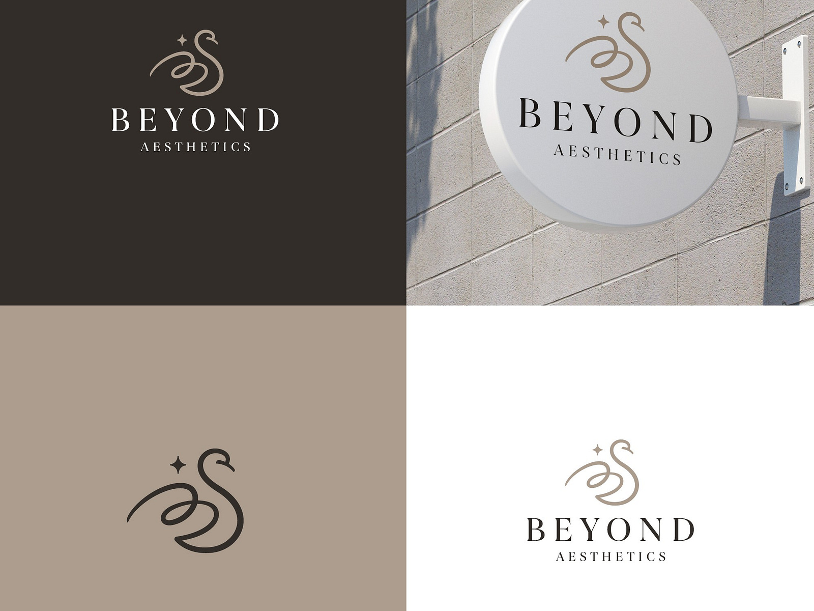 Creative and Unique Logo Design for BEYONE AESTHETICS by Zayni on Dribbble