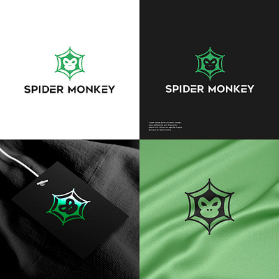 Creative and Unique Logo Design for SPIDER MONKEY 3d animation brand design branding design graphic design illustration logo motion graphics stationery ui