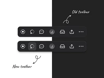 🚧 Toolbar Improvement dark mode dark ui improvements toolbar tunnel