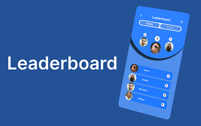 Leaderboard dailyui design digitalart ui