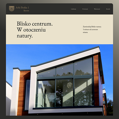 Web Design for a residential project graphic design ui web design