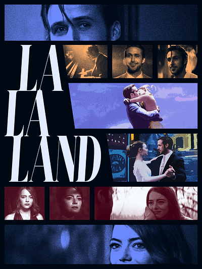 LA LA LAND Poster Design design graphic design movie poster photoshop poster poster design
