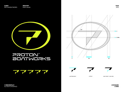 🚤⚡ The idea behind the mark for Proton Boatworks brand brand designer brand inspiration branding brands davor butorac dbworkplay design logo logo designer logo inspiration logomark logos symbol visual identity