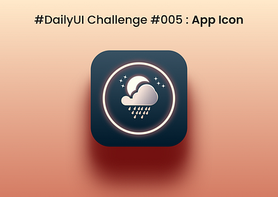 #DailyUI Challenge #005 : App Icon app design graphic design illustration logo typography ui ux vector