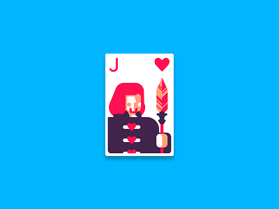 Jack and Queen Of Hearts branding cards clove design diamond graphic design heart icon illustration jack line minimal retro simple spade ui