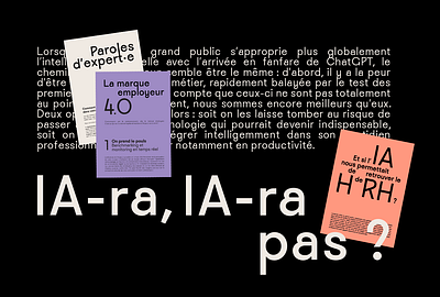 “IA-ra, IA-ra pas?” Editorial Design ai book design branding design ebook ebook design editorial editorial design graphic design typography