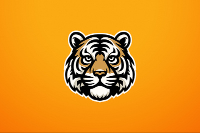 Tiger Football Mascot Logo adobe branding design graphic design illustration illustrator logo product design