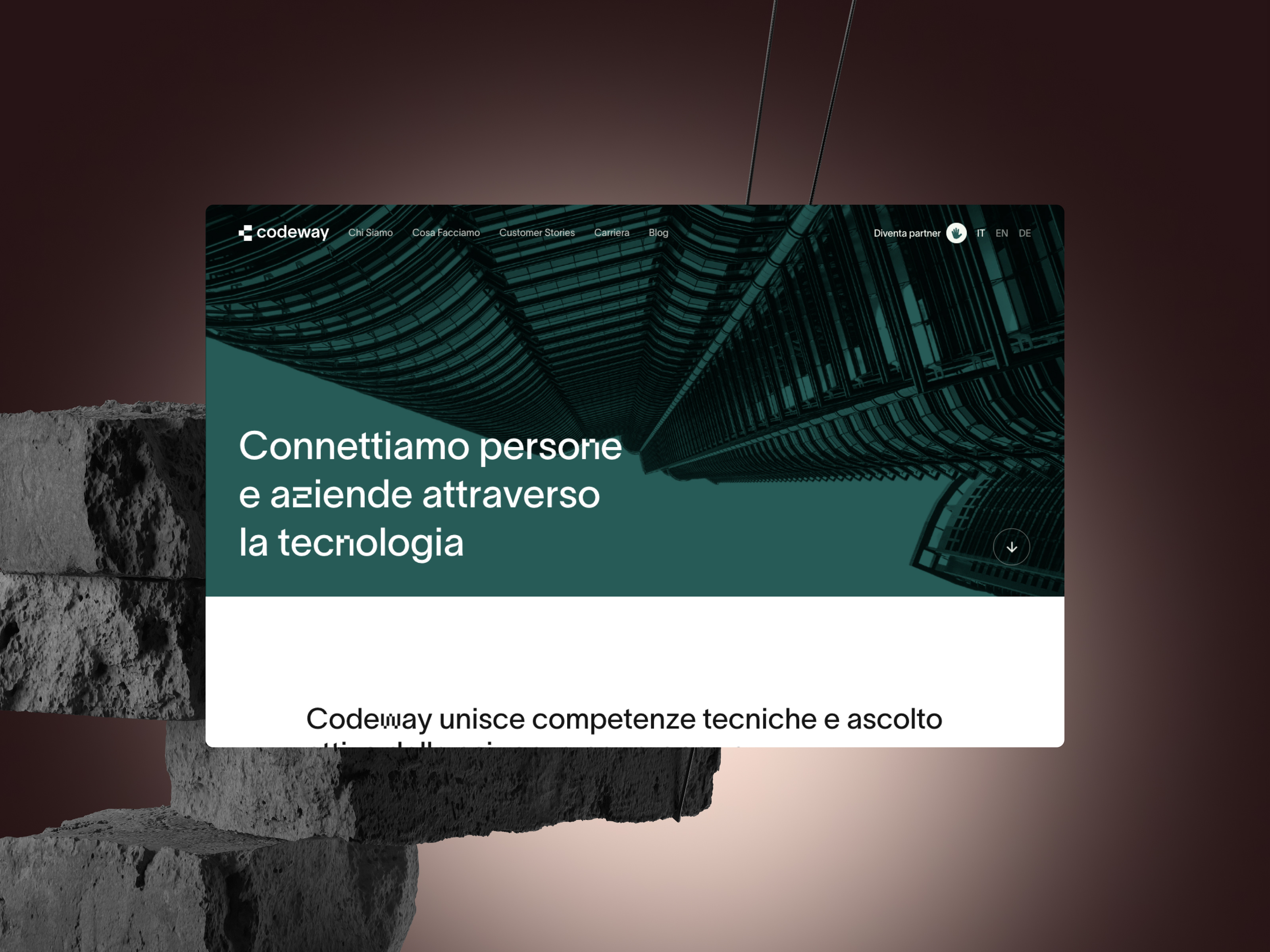Codeway - IT Software Company Website business clean corporate corporate website design it minimal software software company ui web web design website