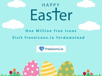 Easter Wishes branding design easter free icons illustration logo vector vector logo web