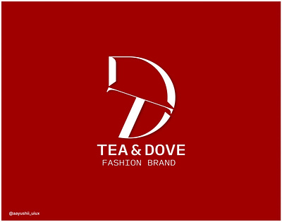 TEA & DOVE (D+T) LOGO DESIGN brand branding clothes design dribbble fashion figma freelancing graphic design illustration inspiration logo logotype