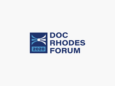 Dialogue of Civilizations Rhodes Forum 2020 Logo Redesign brand identity branding concept design doc forum graphic design international logo minimalist print redesign revamp rhodes forum wordmark