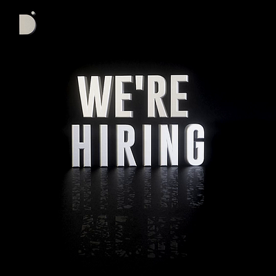 We're Hiring 3d animation car giph graphic design hirring job motion graphics post