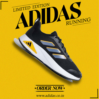 SOCIAL MEDIA POST adidas branding graphic design photoshop runningshoes social media post ui