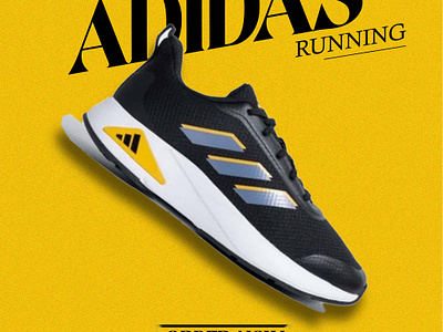 SOCIAL MEDIA POST adidas branding graphic design photoshop runningshoes social media post ui