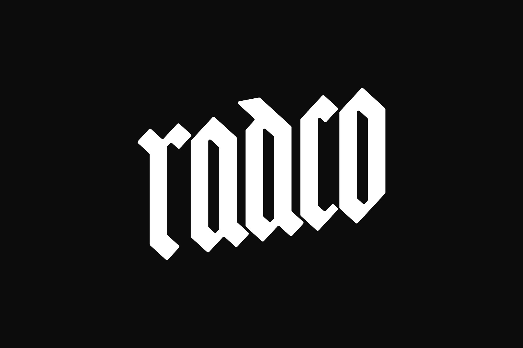 Rogue Ant Design Co blackletter branding design graphic design logo logo design logo type typography