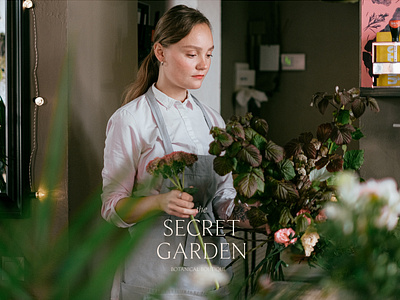 The Secret Garden 🌸 branding graphic design logo