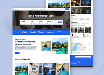 Hotel Deals Website Challenge: Wanderstay animation app branding design figma flat graphic design illustration illustrator logo typography ui ui design uiux ux vector web website